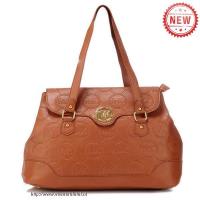 michael kors logo monogram groot bruin schoudertas Ondergoed Sale ud933219